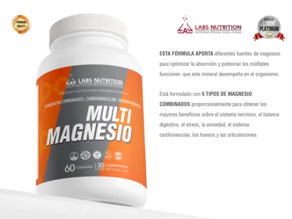 Multi Magnesio - 60 Capsulas - Imagen 2