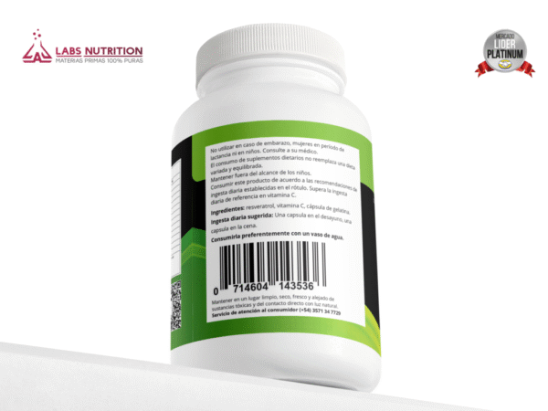 Resveratrol - 60 Capsulas - Imagen 5